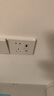 施耐德開(kāi)關(guān)插座面板 86型10A五孔USB電源插座 TypeC插座面板 五孔USB Type-C 插座 （白色） 曬單實(shí)拍圖