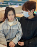 中國黃金（CHINA GOLD）鉑金情侶戒指一對求結(jié)婚白金對戒七夕情人節(jié)禮物送女友老婆生日 鉑金冰川情侶戒指-女 曬單實拍圖