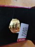 喜緣祥珠寶足金999黃金戒指女款時(shí)尚百搭經(jīng)典結(jié)婚情絲真愛七夕節(jié)禮物 金重4.92g 曬單實(shí)拍圖
