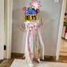 戴維貝拉女童繡花鞋國(guó)風(fēng)兒童漢服旗袍鞋子盤扣2023秋季女寶鞋 曬單實(shí)拍圖