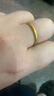 周生生黃金戒指 足金百搭素圈戒 男女情侶可作對(duì)戒92293R定價(jià)18圈 曬單實(shí)拍圖