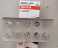 欧司朗（OSRAM）转向灯/后雾灯/刹车灯 高低脚 【P21/5W】双丝 泰国 国产 10支装 实拍图