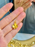 中國黃金（CHINA GOLD）黃金四葉草吊墜女士足金幸運草轉運珠項鏈結婚生日禮物女生送女友 四葉草吊墜【高配版-贈銀鏈】約0.7g 曬單實(shí)拍圖