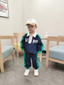 mlgt kids童裝兒童套裝春秋新款男孩寶寶休閑衛(wèi)衣男童小童運(yùn)動兩件套 藏青色套裝【春秋款】 90 cm 曬單實(shí)拍圖