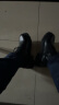 回力男鞋马丁靴男英伦风潮鞋冬季加绒复古机车高帮男靴工装皮靴子棉鞋 黑色 42 实拍图