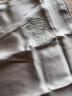 太湖雪蚕猫刺绣真丝枕套 100%桑蚕丝纯色加厚枕头套 银光灰 48*74cm 实拍图