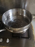 維艾（Newair）蒸屜家用蒸籠304不銹鋼蒸格 蒸鍋配件篦子熱饅頭神器通用蒸隔蒸架 304不銹鋼雙耳蒸格-30cm 曬單實(shí)拍圖