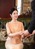崎臘新娘媽媽高端禮服婚宴年輕款喜婆婆裝結婚旗袍平時(shí)可穿9022 香檳色 M 曬單實(shí)拍圖