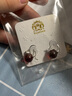 皇家莎莎925銀相思豆耳扣氣質(zhì)高級感紅色球球仿珍珠耳環(huán)耳飾 俏紅豆銀色A款 曬單實(shí)拍圖