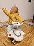 BABYLABOLABO兒童扭扭車(chē)3-6歲電動(dòng)搖搖車(chē)妞妞車(chē)寶寶溜溜車(chē)搖擺車(chē)子電動(dòng)扭扭車(chē) 奶白色【電動(dòng)雙驅+音樂(lè )燈光】 曬單實(shí)拍圖