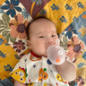 WINSLEO德國(guó)品牌小月齡牙膠嬰兒磨牙棒咬咬膠蘑菇安撫寶寶防吃手0-12個(gè)月 安撫升級(jí)款橙色（推薦2個(gè)月以上 曬單實(shí)拍圖