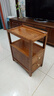 尋古 紅木家具非洲雞翅木（學(xué)名：非洲崖豆木）邊桌茶幾實(shí)木茶水柜茶臺新中式窄縫小桌子帶抽屜V 曬單實(shí)拍圖