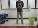 DCOUD短袖T恤男夏季ins潮牌寬松百搭t恤衫男士簡(jiǎn)約港風(fēng)半袖大碼男裝 漫畫(huà)-黑 豎條-白 XL 曬單實(shí)拍圖