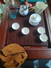 金灶（KAMJOVE）整套茶具功夫茶盤(pán)套裝 玫瑰實(shí)木精雕自動(dòng)上水茶臺泡茶機茶海K-200 搭配H-K9 陶瓷茶具 茶水桶 曬單實(shí)拍圖