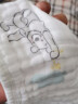 迪士尼宝宝（Disney Baby）A类纯棉6层纱布口水巾婴儿毛巾方巾宝宝精梳棉洗脸巾新生儿童手帕手绢布鲁托3条装 实拍图