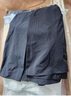 皮爾卡丹（pierre cardin）高端輕奢真絲桑蠶絲連衣裙短袖連衣裙女夏款方領(lǐng)氣質(zhì)真連衣裙 黑色加長(zhǎng)版 (建議165身高以上) L 曬單實(shí)拍圖