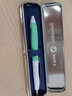 施耐德（Schneider）海豚中性筆0.5mm 按動(dòng)可換芯簽字筆正姿刷題筆水筆黑筆 開(kāi)學(xué)必備用品 薄荷綠+3支筆芯 曬單實(shí)拍圖
