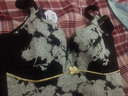 莫代爾女士文胸內(nèi)衣女聚攏收副乳上托調(diào)整型薄款大碼大胸顯小型內(nèi)衣文胸 魅惑黑【胸型/7排扣薄杯】 85B =38B 曬單實(shí)拍圖