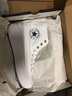 匡威（Converse）【滔搏運動】CONVERSE/匡威女鞋厚底高幫帆布鞋AllStar增高休閑 568498C 36 曬單實拍圖