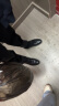 卡帝乐鳄鱼（CARTELO）皮鞋男软牛皮透气商务休闲面试正装德比鞋真皮婚鞋 6260 黑色 39 实拍图
