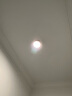 雷士（NVC） 筒灯 明装筒灯 LED筒灯 圆形防眩防雾走廊吸顶灯 【明装免开孔】明皓-黑-7W暖白 实拍图