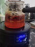 borun HOME 加厚耐高溫玻璃茶壺蒸煮一體噴淋煮茶器側把大容量泡茶養生燒水壺自動(dòng)保溫電陶爐茶具 黑檀木蒸煮壺+升級款亮黑色爐 曬單實(shí)拍圖
