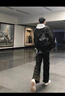 7家優(yōu)品 牛仔褲男士夏秋季款美式高街伐木迷彩工裝寬松直筒長(cháng)褲子男 BLMFS-8220迷彩色 3XL 曬單實(shí)拍圖