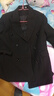 羅蒙（ROMON）西裝套裝女2025春秋新款灰色感職業(yè)西服女工作服正裝休閑西服外 黑色西裝+長(zhǎng)褲 3XL 曬單實(shí)拍圖