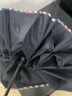 天堂 防紫外线晴雨伞三折 雨伞黑胶防晒太阳伞遮阳晴雨伞 甘酪白 实拍图