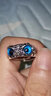 BJYL刻字貓頭鷹戒指男士潮流單身戒指開(kāi)口可調節食指環(huán)男生尾戒子禮物 曬單實(shí)拍圖