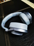 墨頓 適用SONY索尼WH-H900N耳機套 MDR-100ABN原配頭戴式降噪耳罩隔音海綿套自帶卡扣舒適耳墊耳機配件 月光藍耳機套一對【蛋白皮】+月光藍頭梁一條 曬單實(shí)拍圖