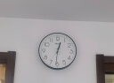 天王星挂钟客厅卧室石英钟现代简约创意钟表免打孔时尚个性时钟挂表30cm 实拍图