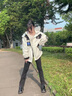 Hummel官方三合一可拆卸帽內(nèi)膽沖鋒衣男女秋季戶外旅行秋款夾克外套潮 卡其色 XS 曬單實拍圖