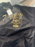 BOY LONDON【金鷹騎士】潮牌秋冬男友風(fēng)外套印花重工刺繡棉服 N29005 黑色 M 曬單實(shí)拍圖