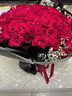 薔薇戀鮮花速遞同城配送紅玫瑰花束表白送女友老婆求婚生日禮物紀念日 99朵紅玫瑰-愛(ài)心款 同城配送/預約送花時(shí)間-聯(lián)系客服 曬單實(shí)拍圖