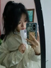 鴨鴨（YAYA）明星同款羽絨服女新款秋冬長(cháng)袖休閑寬松襯衫領(lǐng)時(shí)尚保暖厚外套H 米白色 M 曬單實(shí)拍圖