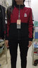 萬格尼2025新款情侶運(yùn)動(dòng)套裝春秋男女士休閑運(yùn)動(dòng)服套裝三件套團(tuán)體服 酒紅/黑褲 女L(建議體重96-109斤) 曬單實(shí)拍圖