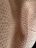 欧莎（OSA）【春季衣裳】薄款慵懒风软糯半高领毛衣女23年新款套头打底衫 粉色 L 实拍图