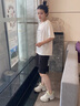 他她tata夏季厚底透氣老爹鞋女鞋網(wǎng)面增高運動鞋WOG16BM4 杏/綠 38 曬單實拍圖