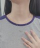 GATMEET小螃蟹項(xiàng)鏈女款王俊凱925銀鎖骨鏈?zhǔn)罪椘钒俅钌斩Y物送女友 小螃蟹項(xiàng)鏈 曬單實(shí)拍圖