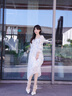 Lily Wei【奶酪甜心】白色高跟鞋溫柔一字帶涼鞋時裝女鞋2025新款 白色【跟高10cm】 38 曬單實拍圖