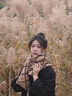 CHANEELR & KARITH圍巾冬季女高級針織格子圍脖男情侶送女生老婆輕奢生日新年禮物 輕奢時(shí)尚百搭ck風(fēng)【黑配卡其】 曬單實(shí)拍圖