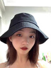 CRANTA KOMEIA防曬帽子女2025新款防紫外線漁夫帽遮陽(yáng)帽生日禮物送女友 黑色 曬單實(shí)拍圖