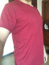 賓色短袖t恤男莫代爾冰絲純白色打底衫半袖黑白V領(lǐng)夏季半袖雞心領(lǐng)體恤 V領(lǐng)寶藍(lán) V領(lǐng)棗紅(雙件) 3XL【170-190斤】 曬單實拍圖
