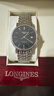 【二手99新】浪琴（LONGINES）瑰麗系列瑞士全自動(dòng)機(jī)械男士手表二手奢侈品腕表商務(wù)休閑男表瑞表 L4.921.4.52.6黑面鋼帶38.5mm 曬單實(shí)拍圖