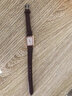 歌迪新款女士手表方形復古小方表學(xué)生簡(jiǎn)約皮帶防水石英手表女表滿(mǎn)天星 棕色 曬單實(shí)拍圖