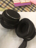 貓倫適用通用圓形耳機套小羊皮耳罩70/75/80/90/95/100/105/110mm頭戴式耳機罩皮套海綿套耳罩替換配件 黑色圓形小羊皮耳機套一對【70mm】 曬單實(shí)拍圖