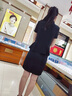 古緹琪職業(yè)裝女裝套裝時(shí)尚修身夏季新款短袖西服套裝女士西裝正裝工作服 黑色西服【單件】 S 曬單實(shí)拍圖