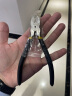 锐能水口钳6英寸斜口钳 电子剪 塑料剪 平口剪刀电工钳子NR0124 实拍图