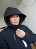 雪中飛【可拆卸內膽帽子】羽絨服男鴨絨冬季加厚保暖商務(wù)休閑百搭外套男 黑色 L (175) 曬單實(shí)拍圖